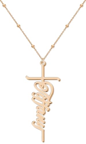 Image of Custom Name Necklace - 925 Sterling Silver & 316 Stainless Steel, 14 Fonts & Multi-Language Options, 4 Colors, 5 Chain Styles, Personalized Gift with Premium Box