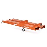 Titan Attachments Industrial Fork Mounted Towing Jib with 4,000 LB Lifting Swivel Hook Capacity, 2