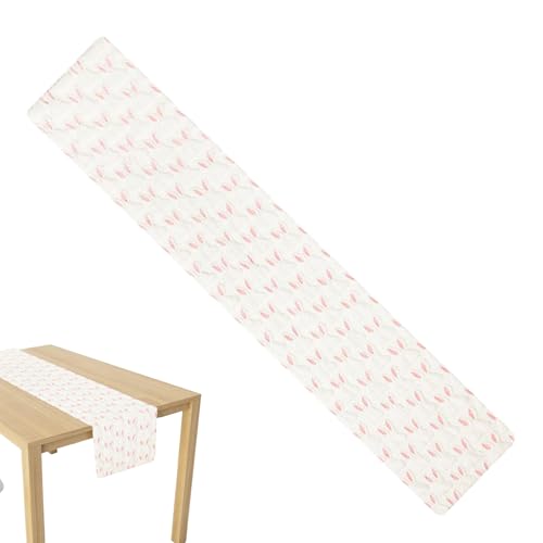 Chemin de table lapin doux pour vos repas de Pâques romantiques - 2