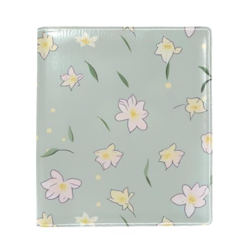 Funda de libro de lirios para llevar tus lecturas y cuadernos ordenados a la cafetería