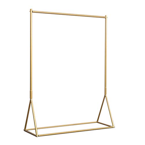 WZP Perchero de Ropa Simple Perchero Dorado,Percheros de Hierro Forjado,Ropa para Niños Tienda de Ropa Femenina Perchero Perchero Teniendo Fuerte/dorado / 120cm