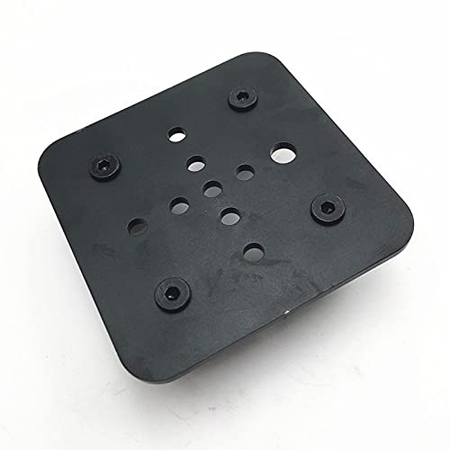 Lysee 3D Printer Parts & Accessories - Aluminum Alloy Open Rail Gantry Plate 20mm Wheeled kit - (Size: with Black Wheels)