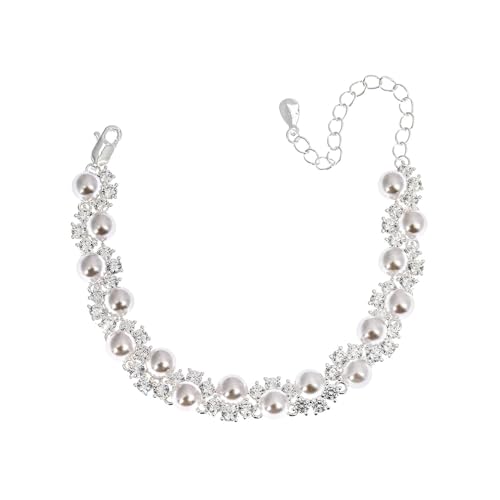 Pulsera de perlas mujer diseño francés joyería fina retro de lujo menor hecha a mano