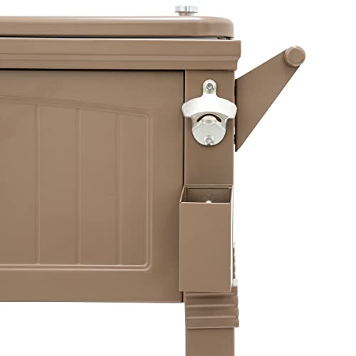 Permasteel Ps-203F1-Tp 80-Qt Antique Patio Cooler, Taupe #TOP5
