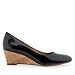 Aerosoles Women's IRIS Wedge Pump, Black Patent PU, 8M