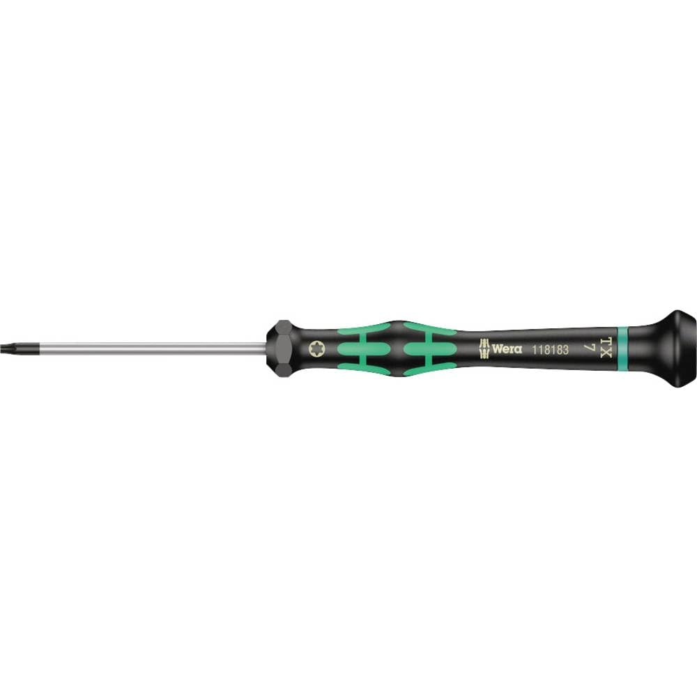 Wera 2067 HF TX7 x 60mm Kraftform Micro Torx HF precision screwdriver, TX7 x 60 mm