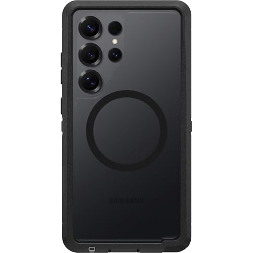 OtterBox Samsung Galaxy S25 Ultra Defender Series XT Clear Magnet Case - Dark Side (Black) by OtterBox - Used condition - US$30.65