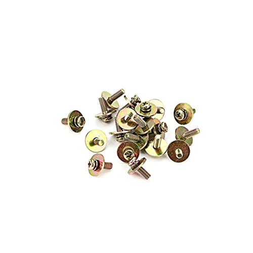 BESTonZON 20 piezas de ganchos para tensión de caja, tornillos de montaje metálicos para batería, adecuados para caja, bombo y tom miniatura 4