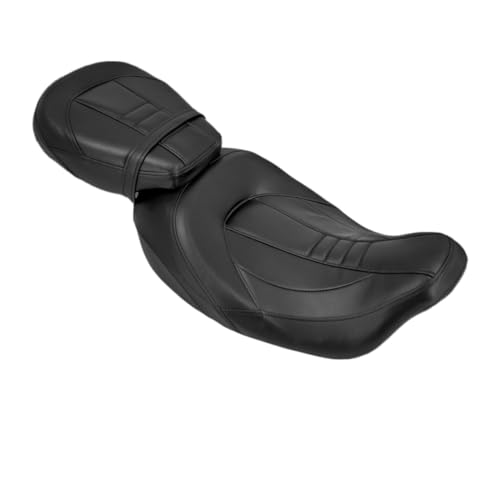 Coussin Moto en Cuir Biplace Confort Haut de Gamme pour Touring CVO 2009-2023