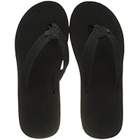 Quiksilver Costa Izquierda, Chanclas Hombre, Negro y marrón, 44 EU
