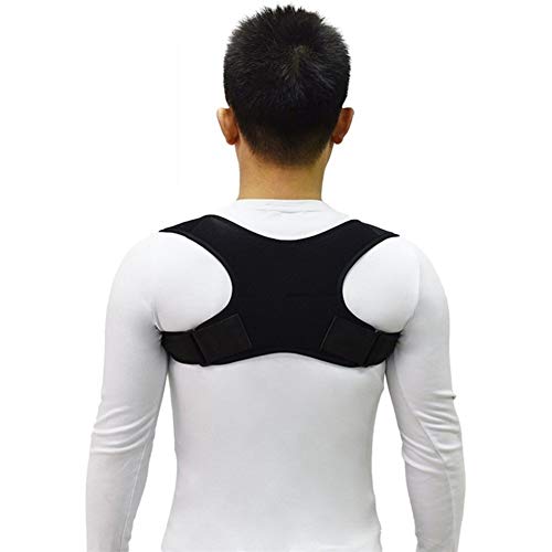 Mal de dos ? Correcteur de posture noir Back Stronft Brace