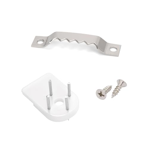 Suprom 20 Kits Picture Frame Hangers Kits, Sawtooth Picture Hangers and Invisible Nail Hooks for Stucco, Brick, Drywall and Wooden Wall (Silver)