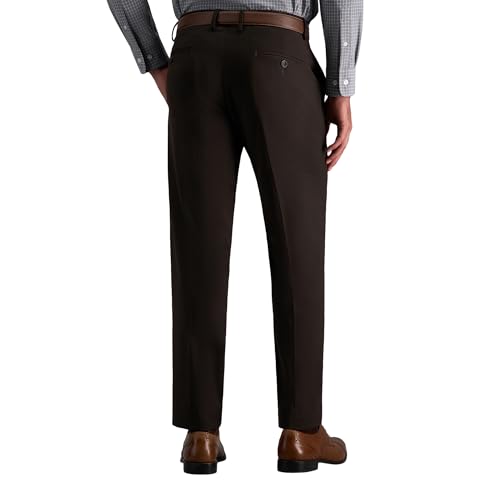 Haggar Men’s JMH Premium Stretch Tailored Fit Suit Separates-Pants and Jackets, Chocolate3