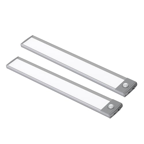54 LED センサーライト LEDライト キャビネット照明 LEDバーライト 運動センサーライト 工事不要で取り付けが簡単 充電式ライト 階段 玄関 廊下 キッチン クローゼットなどの場所に使えるLEDライト 2本パック