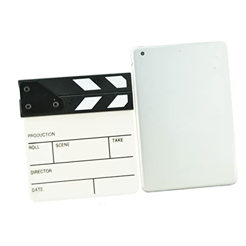 NUOBESTY Acessórios Para Fotografia 2 Peças badalo versão em fotografia acessórios claquete tv badal