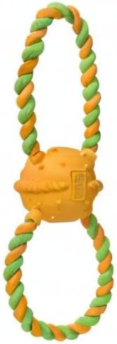 Hartz Dura Play Tug Fun Double Ring Bacon Scented Dog Toy
