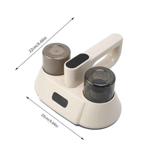Ruspela Milbensauger für Matratzen Milbenstaubsauger Saugstarker Handstaubsauger mit UV C und Ultraschall HEPA-Filter für die Reinigung von Bettzeug Tierhaare auf Matratzen Sofas Teppichen