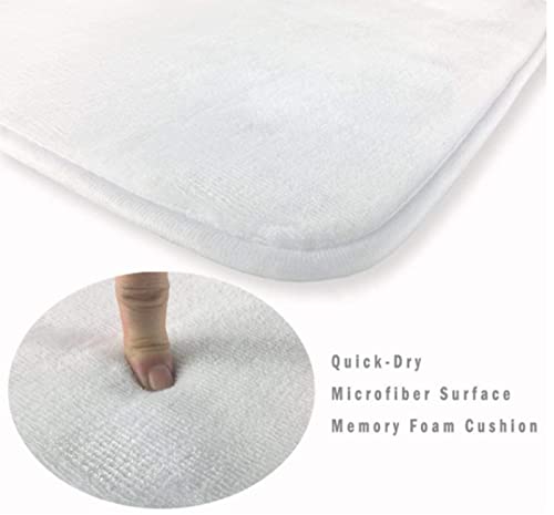 Badezimmer Badematte 3 Teilig Set,3D Delfin Saugfähige Teppich,WC-Deckelbezug,U-Förmige Matte 3-Teiliges Badezimmer Set – Bild 4