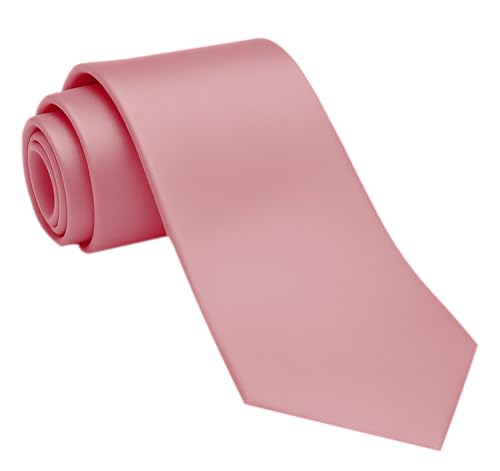 Image of Dibi Solid Color Ties for Men, Formal Mens Ties, Neck Tie, Classic Tie for Boys Women Teens, Wedding Business Costume Necktie