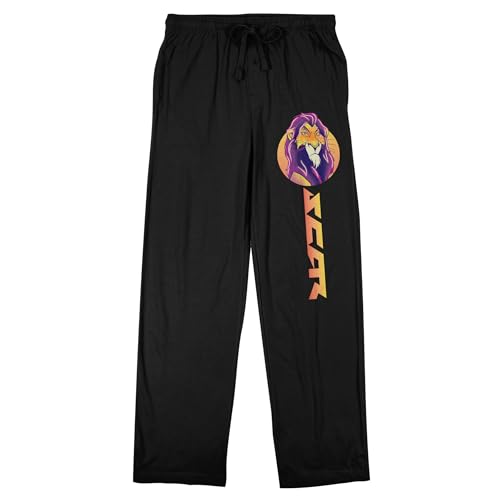 Disney Villains Scar Adult Black Sleep Pajama Pants