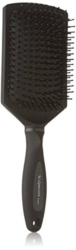 ScalpMaster The Onyx Collection - Cushion Paddle Brush
