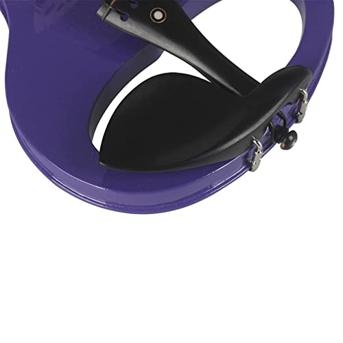 Seachaser Professional 4/4 Electric Violin Fiddle Stringed Instrument Purple Electric Fiddle With Case Cable Headphone For Music Lovers #TOP4