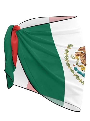 Women's Short Sarongs Beach Wrap Sheer Bikini Wraps Chiffon Cover Ups for Pool Vacation Party2