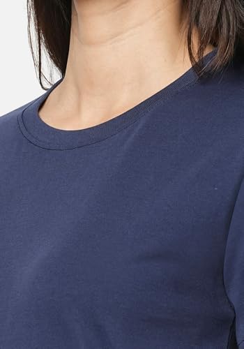 Image of Wear Your Opinion Women's S to 5XL Plain Solid 100% Cotton Unisex Boyfriend Fit T-Shirt (Design: Solid)