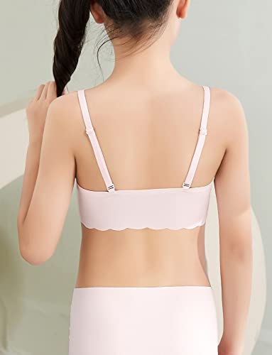 Happy Cherry Girls Seamless Wire-Free Stretch Training Cami Sports Bras Ultra Comfort4