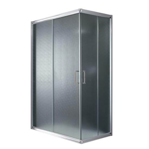 Idralite Cabine Paroi Douche 80x120 H198 Opaque 6mm Mod. Alabama