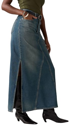 Levi's Para Mujer. A8727-0014 Falda Icon Azul (24), Casual, AlgodóN, Denim - 7