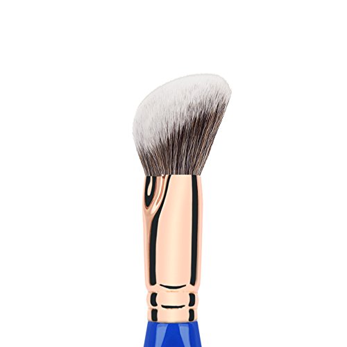 Bdellium Tools Professional Makeup Brush - Golden Triangle 968 BDHD Phase II - With All Vegan and Soft Synthetic Fibers, For Versatile Application & Blending (Blue, 1pc)