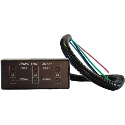 ATC GFD-100 3 Phase Ground Fault Display, Vertical Mount, 660 VAC (Phase-to-Phase)