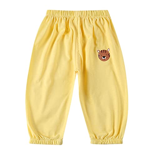Moonker Toddler Boys Girls Baggy Pants Unisex Lightweight Loose Wide Leg Elasic Waist Athletic Trousers Boys