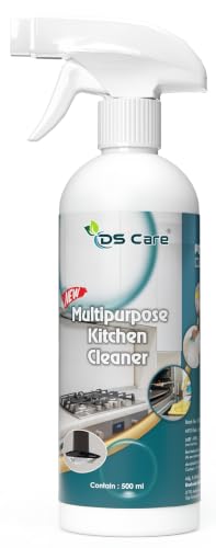 Image of DS CARE Multipurpose Kitchen Cleaner, Heavy-Duty Degreaser Spray for Removing Grease, Soot and Residue, Non-Toxic Formula, Safe for All Surfaces, 500 ml by UNIDSC