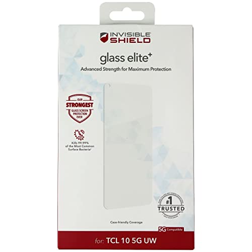 ZAGG InvisibleShield Glass Elite+ Screen Protector for TCL 10 5G UW - Clear