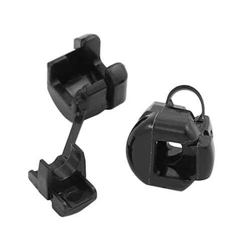 sourcing map 10 Stk. 5N-4 Rundkabel Draht Zugentlastung Ring 11mm Durchmesser Schwarz de