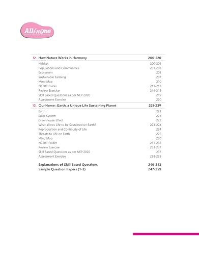 Image of Arihant All in One Science Class 8 Book 2025 Edition | NCERT Based Complete Study Guide with Mind Map, Competency Based Questions, Chapterwise Exercises and Sample Question Papers