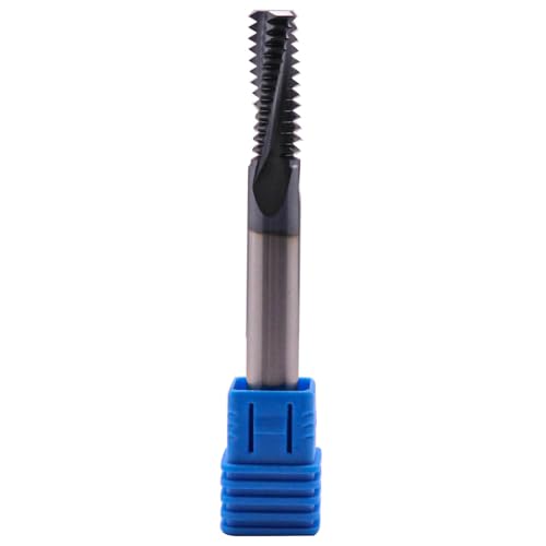 Image of 1 /2-13 UN Solid Carbide Thread Mill - AlCrN Coated, 3 Helical Flute | Thread end Mill, .370 inch Cutting Diameter, 3 /8 inch Shank Diameter, 13 Pitch Length of Cut(1.00), 3-1 /2 inch Overall Length