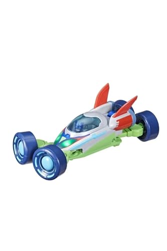 PJ Masks Power Heroes PJ Hero Vehicle, Convertible Hero Flash Vehicle of Power Heroes with 3 Modes, Lights and Sounds