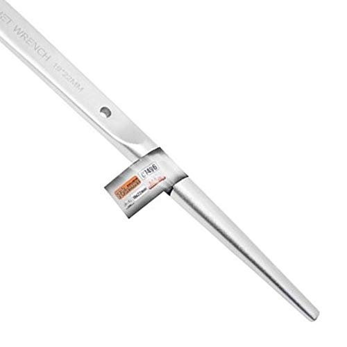 Scaffolding Ratchet 19/22 Scaffolding Ratchet Wrench Double Nut Cr-V Ratchet, Silver - Image 3
