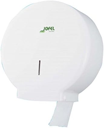 Jofel AE51700 Azur Toilet Roll Holder Medium, 300 m, ABS White Antibacterial