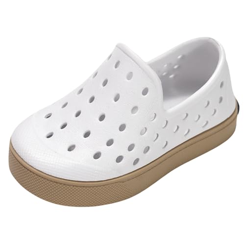 Sperry Toddler EVA Sneakers Lightweight Water-Friendly Slip-On Shoes with Flexible Sole Easy On/Off Comfort for Boys & Girls - White Size 10T