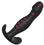 MACQIU Anal Dildo mit Sicherheitshaken, Buttplug Analkugeln Analspielzeuge Silikon Buttplug Analdehner für Männer Paare Frauen, Anal Sex Toy erotisches Anal Expander (M)
