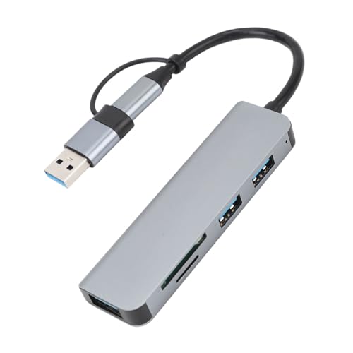 Hub C Adattatore Multiporta 5 in 1 con Slot per Scheda di Memoria Slot per di per Computer Telefoni Tablet per Win 10 8 7 XP leggero usb