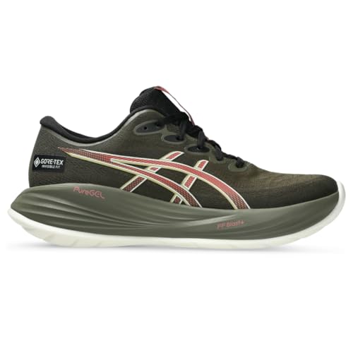 ASICS Women's Gel-Cumulus 27 Running Shoes, 8.5, Brown Stone/Dark Pink Clay