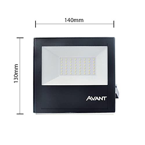 AVANT 259300573 Refletor Led Slim, Im30. Am3000 K, Bivolt, 2250, Luz Amarela