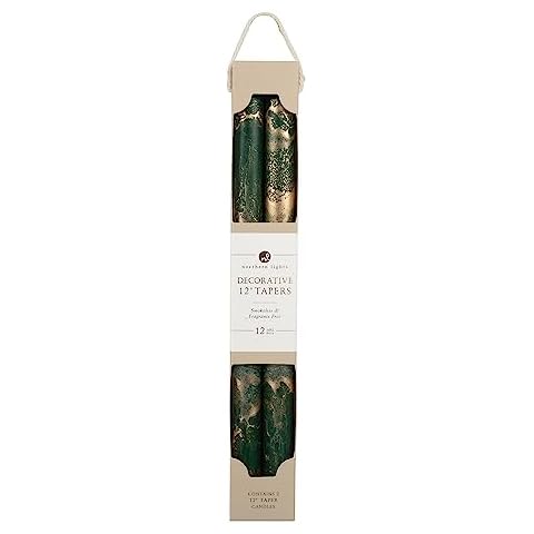Northern Lights Hunter Green Tapers Cover