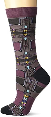 Ozone Socks womens Crew Socks, Purple, 11-9 US