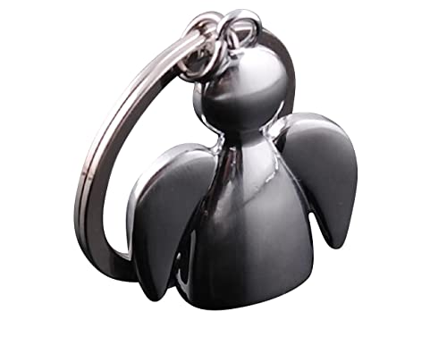 Sportigo® ángel de la Guarda Llaveros en de Color Plata/ángel guardián/Mala Suerte Regalo Cover